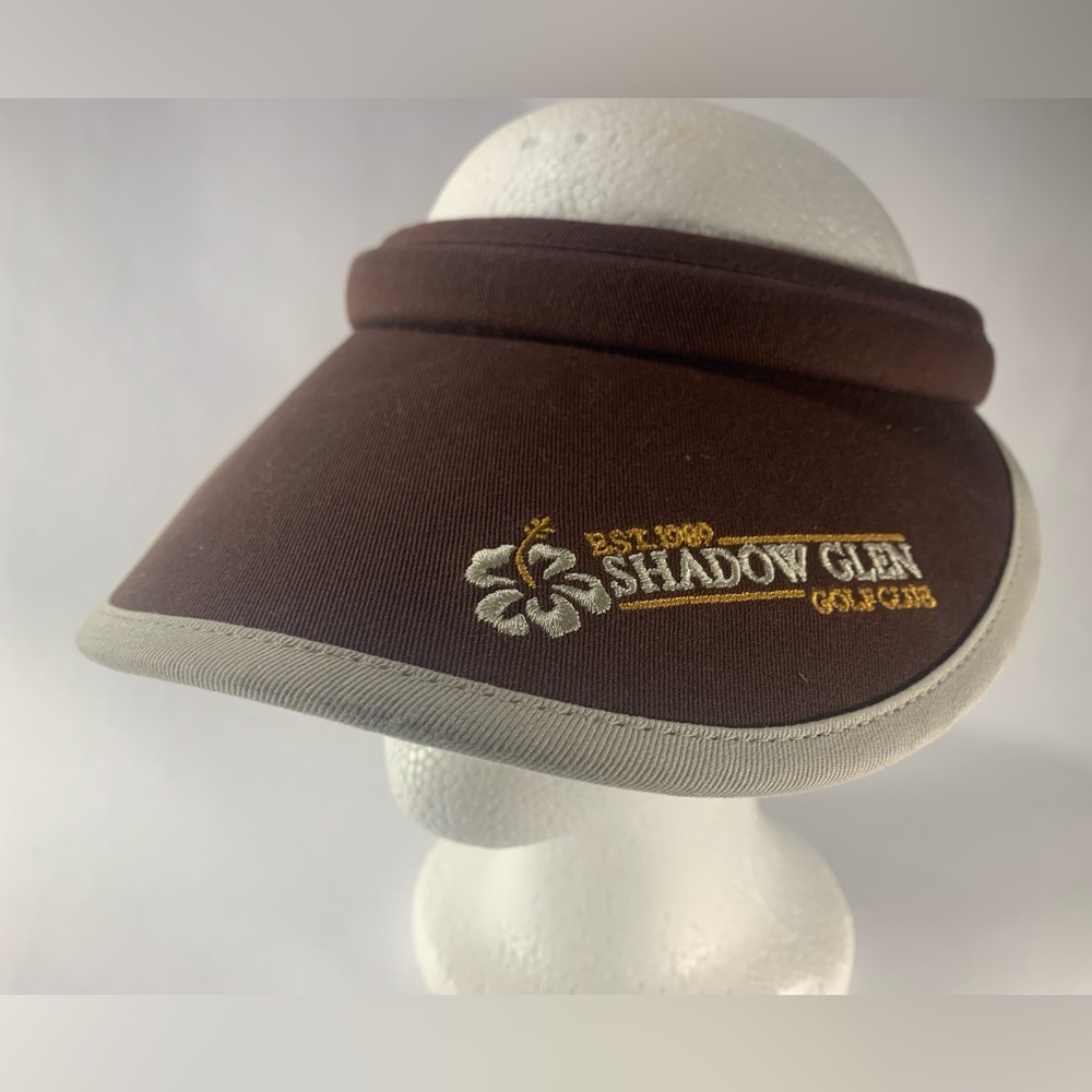 NWT - Shadowglen Golf Course Visor in Brown by Pukka